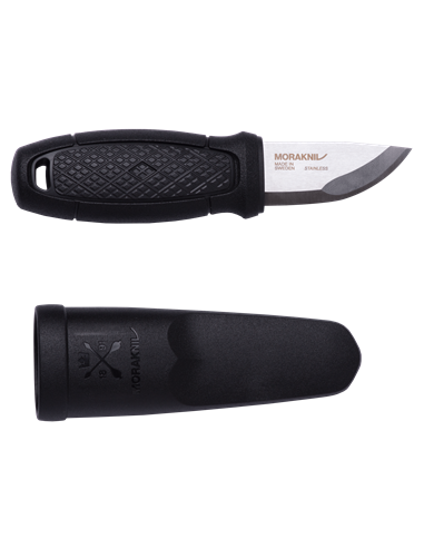 Cuchillo Eldris negro con kit de fuego Morakniv 12629