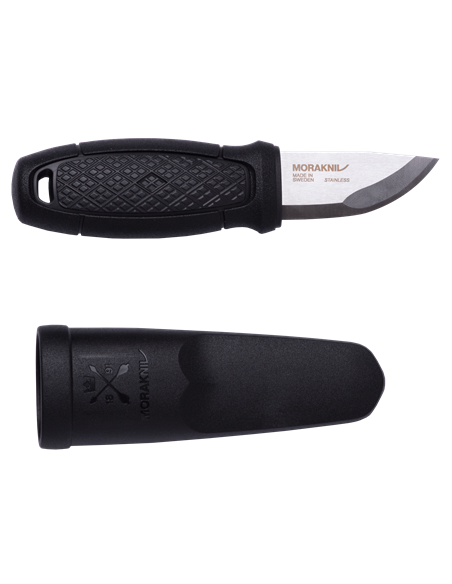 Cuchillo Eldris negro con kit de fuego Morakniv 12629