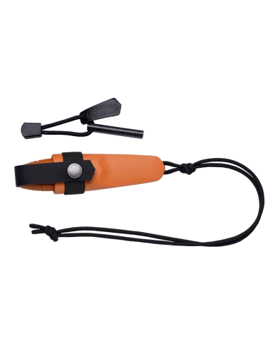 Cuchillo Eldris naranja quemada con kit de fuego Morakniv 13502