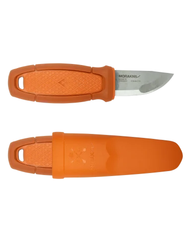 Cuchillo Eldris naranja quemada con kit de fuego Morakniv 13502