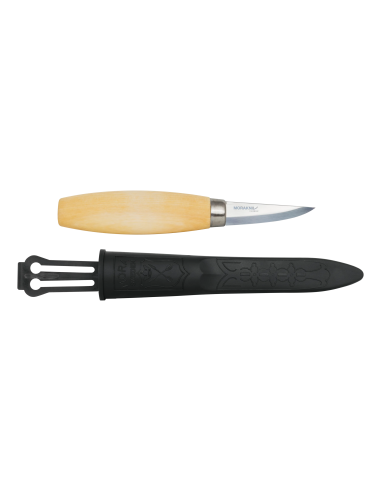 Cuchillo tallar madera 120 Natural Acero Carbono Morakniv 14031