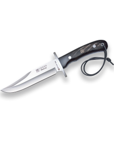 Cuchillo Bowie Joker mango de bufalo y hoja de 16 cm