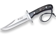 Cuchillo Bowie Joker mango de bufalo y hoja de 16 cm