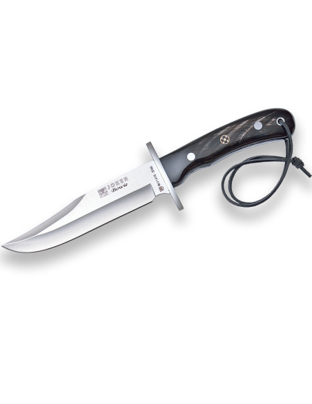 Cuchillo Bowie Joker mango de bufalo y hoja de 16 cm