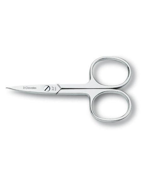 Tijeras cortar uñas recta 3,5" 3 Claveles 12075