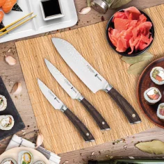 SET 3 CUCHILLOS FORJADOS SAKURA 3Claveles 1026 2