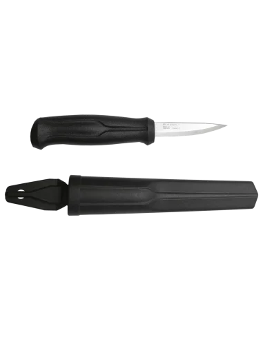 Cuchillo Talla de madera Basic, negro Acero inoxidable Morakniv 12658