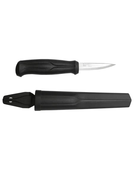 Cuchillo Talla de madera Basic, negro Acero inoxidable Morakniv 12658