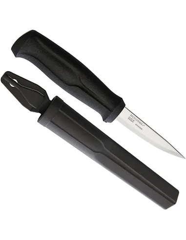 Cuchillo Talla de madera Basic, negro Acero inoxidable Morakniv 12658