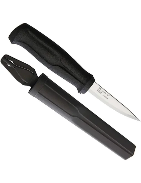Cuchillo Talla de madera Basic, negro Acero inoxidable Morakniv 12658