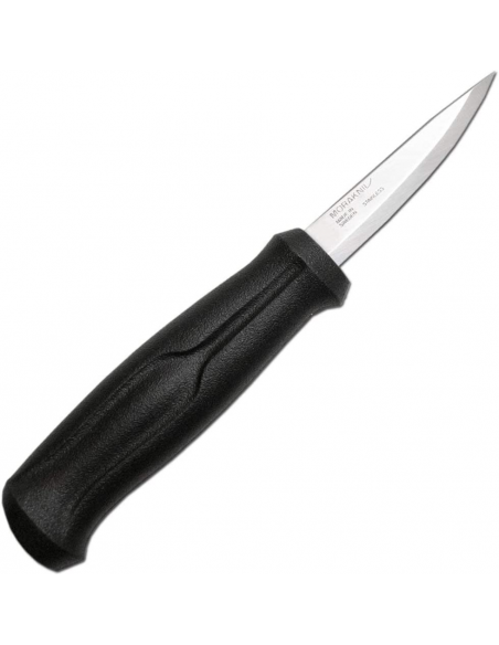 Cuchillo Talla de madera Basic, negro Acero inoxidable  Morakniv 12658