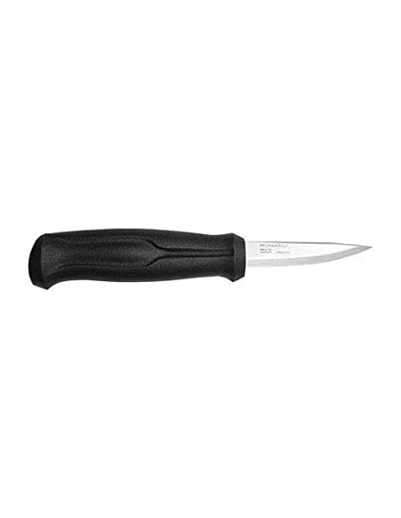Cuchillo Talla de madera Basic, negro Acero inoxidable  Morakniv 12658