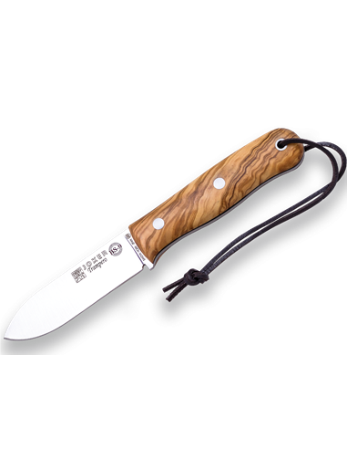 Cuchillo de Bushcraft y Supervivencia Joker BS9 Trampero mango Olivo (CO113)
