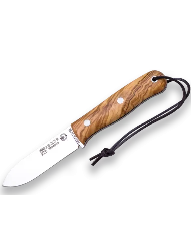 Cuchillo de Bushcraft y Supervivencia Joker BS9 Trampero mango Olivo (CO113)