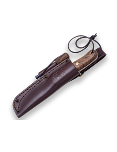 Cuchillo Bushcraft Joker BS9 Trampero Scandi mango Nogal CN124 2