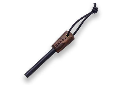 Cuchillo Bushcraft Joker BS9 Trampero Scandi mango Nogal CN124