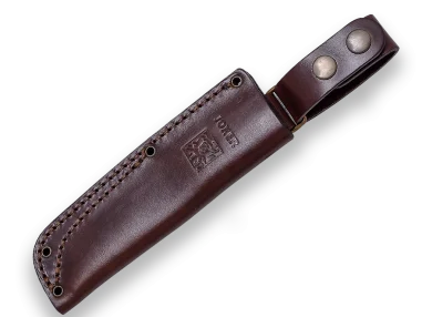 Cuchillo de Bushcraft y Supervivencia Joker BS9 Canadiense Micarta Beige