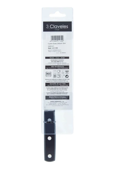 CUCHILLO CORTAQUESO UNIBLOCK INOX 12 cm - 5" D 3C