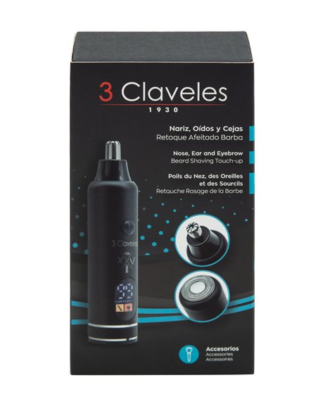 Recortadora Vello Facial Inalámbrica 3 Claveles