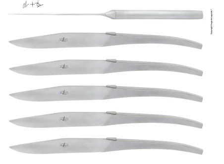 SET 6 CUCHILLOS DE MESA SKEL MONOBLOC
