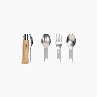 Conjunto completo Picnic Plus con navaja Opinel nº 8 002500