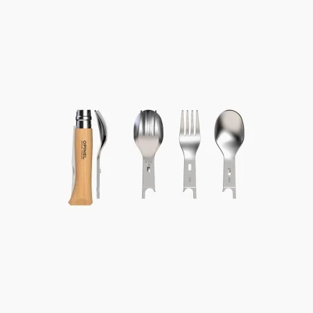Conjunto completo Picnic Plus con navaja Opinel nº 8 002500