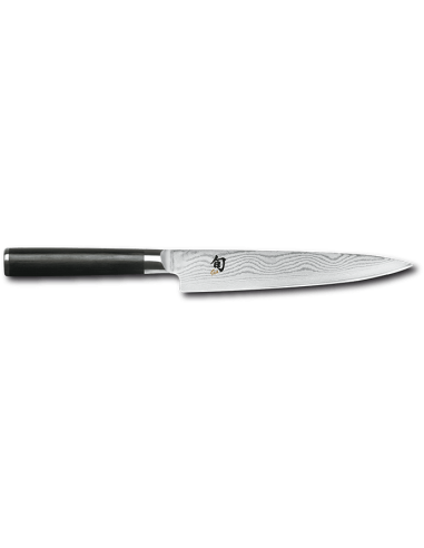 Cuchillo Chef hoja estrecha 15 cm (6"") KAI SHUN DAMASCO DM-0701