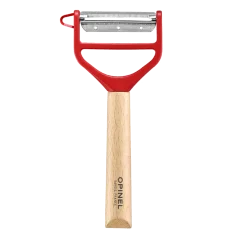 Pelador T-Duo de madera rojo Opinel 002433 