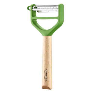 Pelador T-Duo de madera Verde Opinel 002432