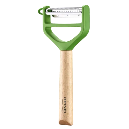 Pelador T-Duo de madera Verde Opinel 002432