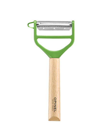 Pelador T-Duo de madera Verde Opinel 002432