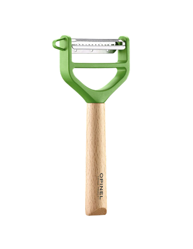 Pelador T-Duo de madera Verde Opinel 002432
