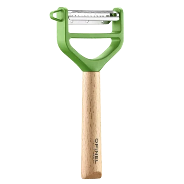 Pelador T-Duo de madera Verde Opinel 002432