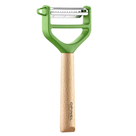Pelador T-Duo de madera Verde Opinel 002432