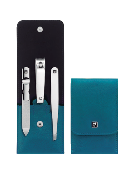 Estuche de bolsillo 4 piezas + multiherramienta/navaja Zwilling Classic Inox 