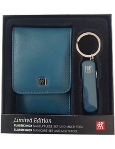 Estuche de bolsillo 4 piezas + multiherramienta/navaja Zwilling Classic Inox  2
