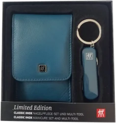 Estuche de bolsillo 4 piezas + multiherramienta/navaja Zwilling Classic Inox 2