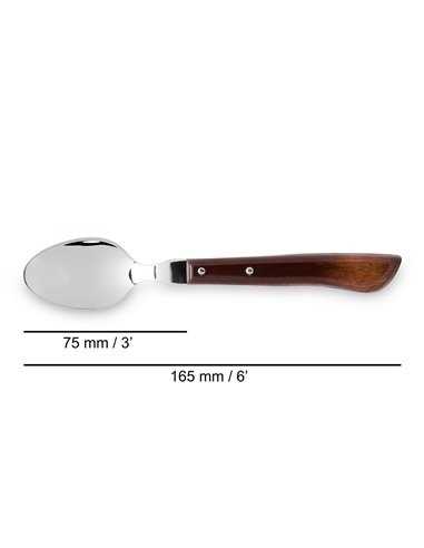 Cuchara Lunch150 mm  madera de haya comprimida Arcos 371400