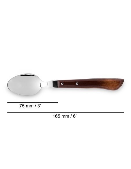 Cuchara Lunch150 mm  madera de haya comprimida Arcos 371400