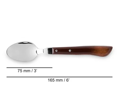 Cuchara Lunch150 mm madera de haya comprimida Arcos 371400