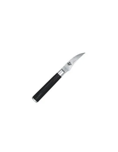 Cuchillo pelador hoja curva 6,5 cm (2,5"") KAI SHUN DAMASCO DM-0715