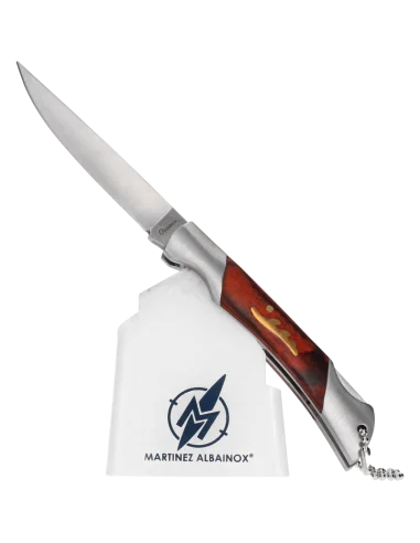 Navaja Albainox Acero- Insercion con hoja de 9,8 cm