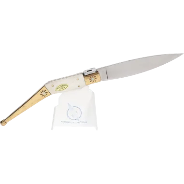 Navaja Albainox Artesania laton. hueso con hoja de 8.2 cm