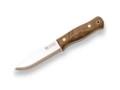 Cuchillo de Bushcraft y Supervivencia Joker Bushlore con mango de Nogal