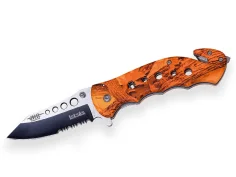 Navaja tactica de 8 cm de hoja con apertura asistida mango de aluminio