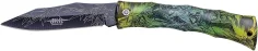 NAVAJA PUÑO ABS HOJA DECORADA 8 CM JKR0625