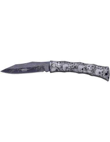 NAVAJA PUÑO ABS HOJA DECORADA 8 CM JKR0627