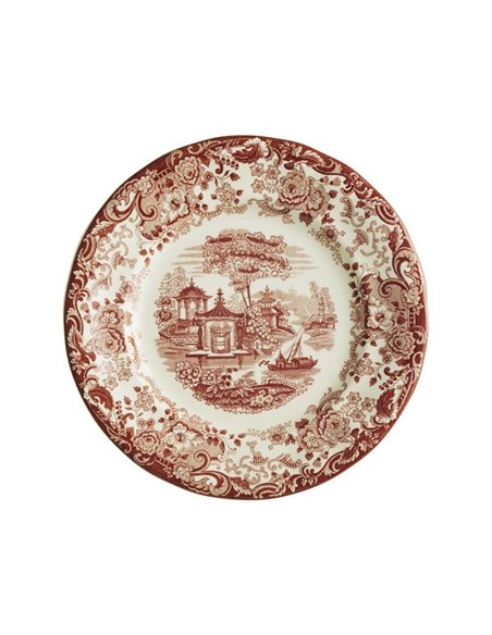 Plato llano colección 202 Rosa