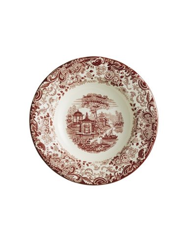 Plato hondo colección 202 Rosa
