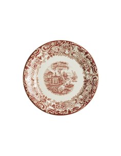 Plato de postre colección 202 Rosa